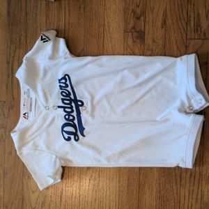 Toddler Dodgers Jersey Onesie